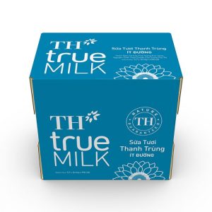 Thùng 6 Hộp Sữa Tươi Thanh Trùng Ít Đường TH true MILK 950 ml